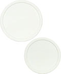 CorningWare FS-1-PC 2.5Qt and F-5-PC 1.5Qt French White Lids - Made in USA