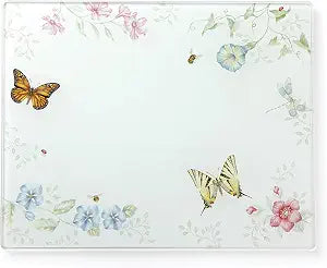 Lenox Butterfly Meadow Large Glass Cutting Board