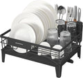 SONGMICS Dish Drying Rack, with Drainboard, Cutlery Holder