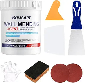 BONCART 8.6Oz Drywall Patch Repair Kit  Professional All-in-1 Tool Set