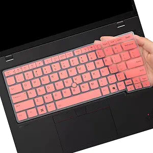 Keyboard Cover for Lenovo Thinkpad L14 P14s Gen 6/Gen 5 14", Thinkpad T14 T14s Gen 6/Gen 5 14", Thinkpad E14 Gen 7 14", US Layout (Not Fit T14 T14s L14 P14s Gen 4/3/2/1, E14 Gen 6/5/4) -Pink
