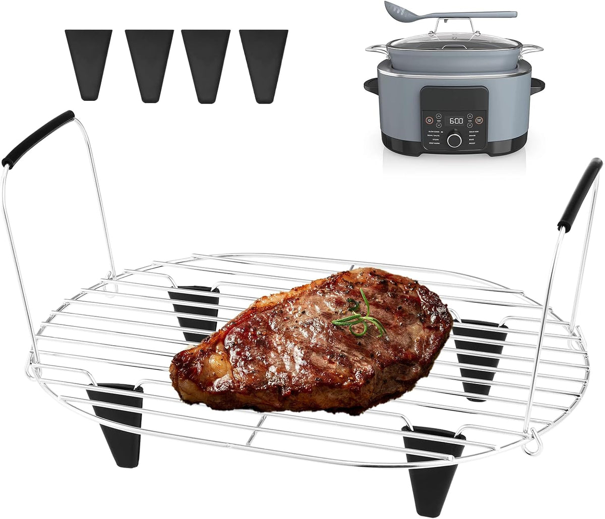Roast and Steamer Rack Compatible with Ninja Foodi Possible Cooker Pro
