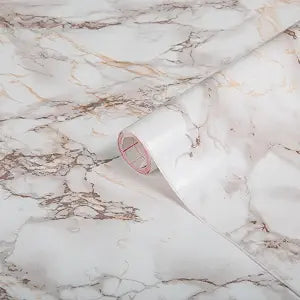 d-c-fix Cortes Brown Marble Contact Paper Self-Adhesive Film, 17" x 78"