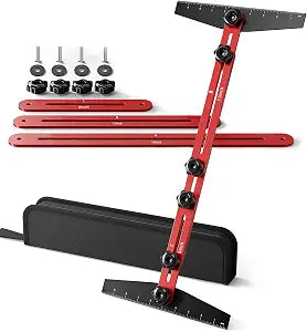 AXIUM Stair Tread Template Tool Adjustable 10.5" to 60.5" Stair Gauge Jig