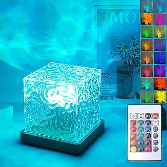 Ocean Wave Projector Light with 16 RGB Colors and Remote Control