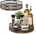 2 Pack 9" 10" Lazy Susan Turntable Organizer for Table Top
