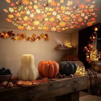Gerrii 3 Pcs Fall Fall Pumpkin Flameless LED Candle with Remote, 3 Size