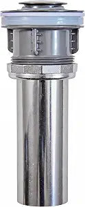 LQS Pop Up Bathroom Sink Drain Without Overflow, 1-1/2 Inch, Strainer