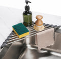 Tomorotec Triangle Roll Up Dish Drying Rack 304 Stainless Steel Dark Gray