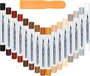 16P Wood Filler Stick, Wood Floor Furniture Repair Wax Sticks