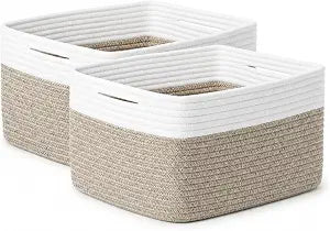 Large Storage Basket for Shelves 16.8x13x7.52 Pack