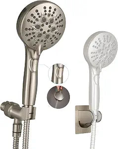 GwernKB Handheld Shower Head with ON OFF Switch & 79in Stainless Steel Hose