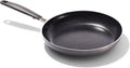 OXO 10'' Non-Stick Every Day Frying Pan, BPA-Free Comfort Grip Silicone Handle, Dishwasher & Oven Safe, PFAS-Free Ceramic Skillet, Black