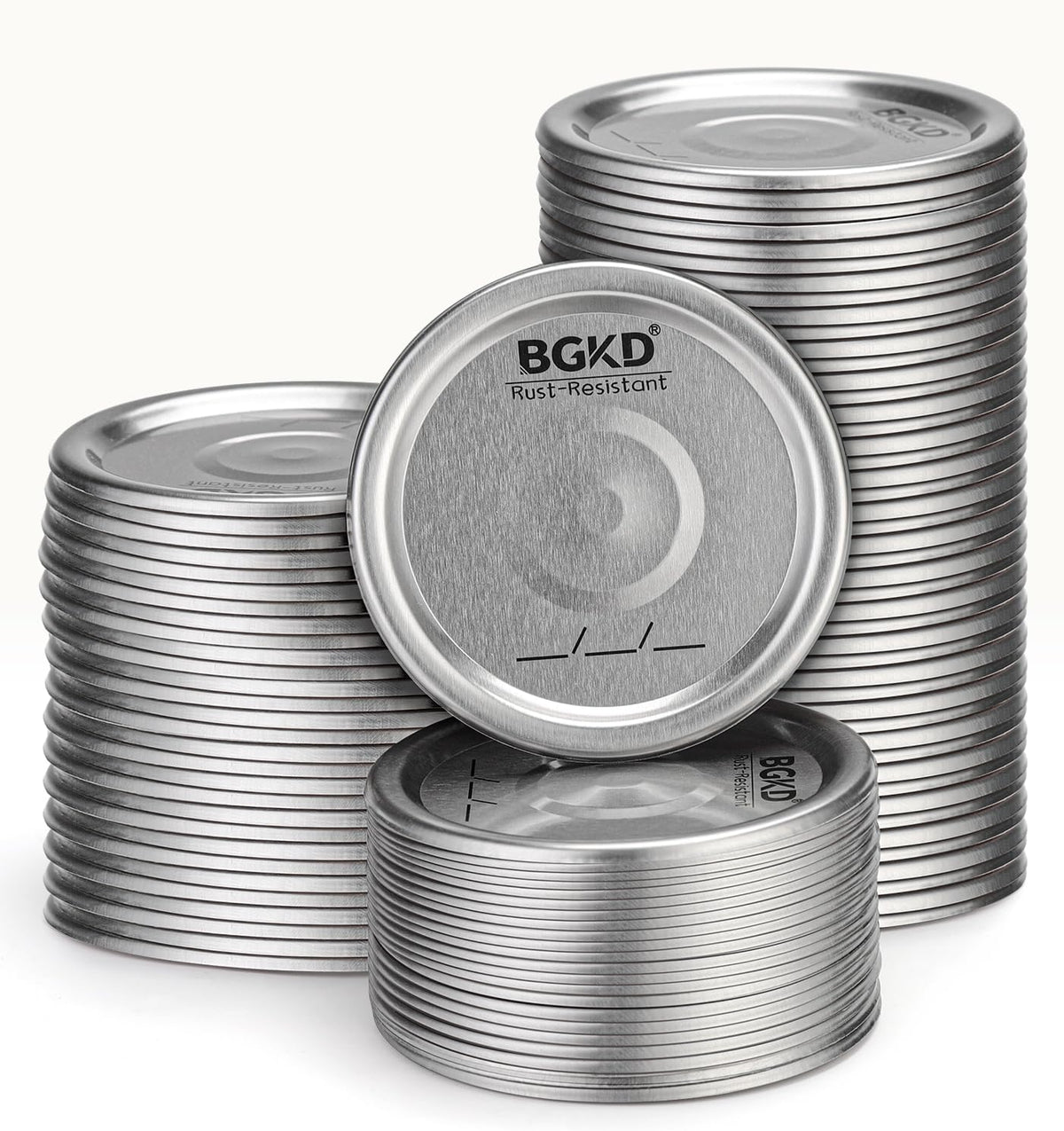 100Pcs Rust-Proof Canning Lids Wide Mouth, Wide Mouth Mason Jar Lids for Ball or Kerr, Large Mouth Mason Jars Lids (Only Lids, No Rings)