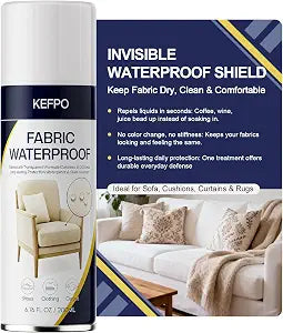 Waterproof Fabric Protector Spray: Invisible Upholstery & Linen - Stain Repelling Protection for Sofa, Fabric - Keeps Furniture Clean & New (6.76oz)