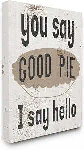 Funny Kitchen Dining Room Word, 24 x 30 Inch Canvas Wall Art