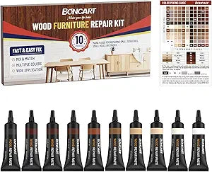 Boncart Wood Furniture Repair Kit, Wood Touch up Fillers