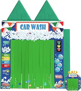 Play Panel for Kids Play Couch Foam Sofa Childrens Home Play Modular Couch (Sofa not Included) - Car Wash - Set of 2 (Entrance & Exit)