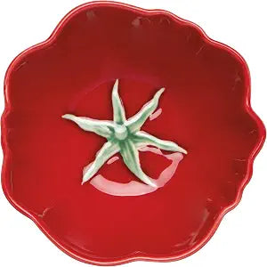 Now Designs Tomato Collection Tomato Shaped Bowl, 4.5 Inch, Stoneware, Dishwasher & Microwave Safe, 8 oz Capacity
