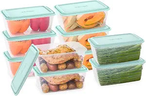 Bentgo Prep 20-Piece 8-Cup Deep-Dish Storage Containers for Meal Prep