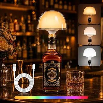Wireless Bottle Lamp, RGB Rechargeable Wine & Liquor Bottle Lights