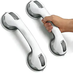 2 Pack Suction Shower Grab Bars, Bathroom Safety Handles