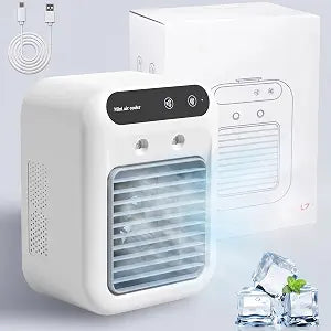 Mini Air Conditioners, 25W Rechargeable Portable Car AC