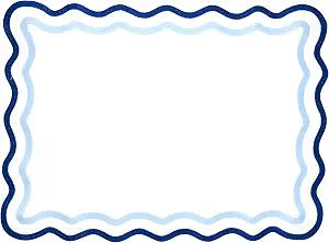 Eco Scallop Border Placemat (Set of 4)