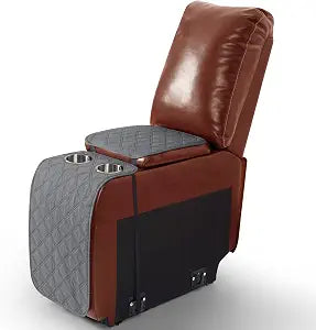 Ruaozz Waterproof Recliner Console Cover, Dark Grey