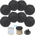 Spice Shaker Lids Only Compatible with Oui Yogurt Jars(5 oz Jar), 8 PCS Durable Ajustable Shaker Lids, Food-Grade Spice Dispenser Tops, Dishwasher Safe (Jars Not Included)