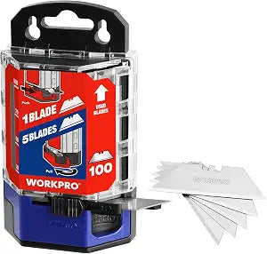 WORKPRO 100-Pack Utility Knife Blades