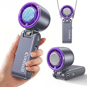 Pro Handheld Portable fan with Turbo Cooling 5500mAh 199 Speeds