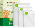 Bonsenkitchen Vacuum Sealer Bags, 150 Count, BPA Free, Food Storage