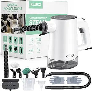 14in1 Handheld Steam Cleaner 230F High-Temp 450ml Fast Heating