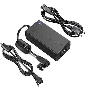lojiraz 2-Prong AC/DC Power Adapter for VersaDesk Ultralite VUL3624 36" Electric Height-Adjustable Standing Converter Sit to Stand Desktop Riser Versa Desk Power Supply Cord Charger
