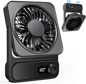 Upgraded 8000mAh Magnetic Cruise Fan for Cruise Essentials 2027, Ultra-Slim Cruise Ceiling Fan Rechargeable 100 Speed Adjustable Portable Travel Fan for Cruise Ship Airplane RV
