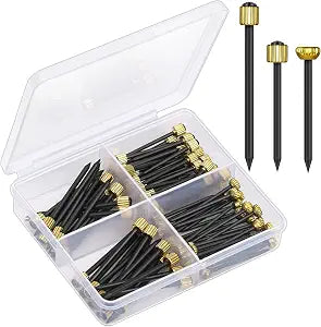 MAPVOLUT 90PCS Picture Hanging Nails, 3 Sizes Wall Decorative Nails for Hanging Pictures Frame Kit Hanging Hardware Tool Hangers for Claw Drywall Nails (Small Medium Large Nails)