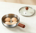 Small Saucepan with Lid, 1 qt Tri-Ply Stainless Steel Pot with Stay-Cool Handle & All Cooktop Compatibility (Gas, Ceramic, Electric) - Mini Sauce Pan Silver