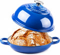 CUKOR Dutch Oven for Sourdough Bread Baking, 7QT Enameled Cast Iron Dutch Oven with Lid, Heavy-Duty Bread Baking Pot for Stovetop & Oven, 500 F