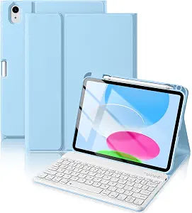 for iPad A16 11th/10th Generation Case with Keyboard - Detachable