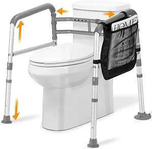 Heavy Duty Toilet Safety Rails & Medical Stand Assist for Seniors