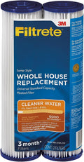 Filtrete Standard Pleated Whole House Water Filter 3WH-STDPL-F02, 2-Pack