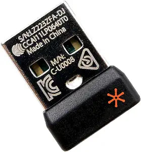 USB Dongle Unifying Receiver for Mouse and Keyboard  ONLY Compatible with Logitech Product that Have the Unifying Logo (Orange Star, Connects up to 6 Devices, 2.4G Wireless)