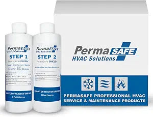 PermaSafe HVAC Solutions, System & Air Duct Hygiene Maintenance Kit, Preserves IAQ, Keeps Systems Free from Microbial Growth, other Contamination, Odors and More