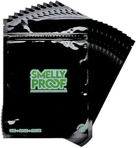 10pk 4-MIL Reusable Food Storage Bags, Reusable Sandwich Bags, Freezer Bags, BPA Free, No PEVA, Non-Silicone Bags for Food Storage, Snack Bags, 10 Black Smelly Proof Bags 6.5" x 7.5"