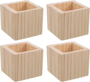 Wood Furniture Leg Risers 4pcs for Home Use
