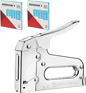 Arrow T50 Heavy Duty Staple Gun Kit with 3750 Pieces T50 Staples