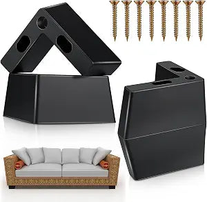 Leinuosen 4 Pcs 1.97 Inch High Outdoor Patio Furniture Riser