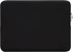 RAINYEAR 14 Inch Laptop Sleeve Case Padded Carrying Bag, Black