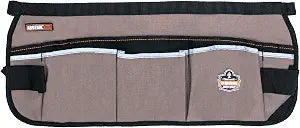 Ergodyne Arsenal 5706 Canvas Waist Tool Apron with 13 Pockets, Gray